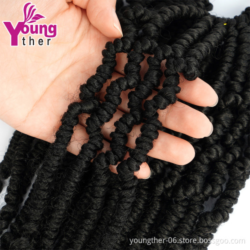 Bomb Nubian Bounce Twist Passion Twist Crochet Hair for Women  Crochet Braids Synthetic Braiding Hair